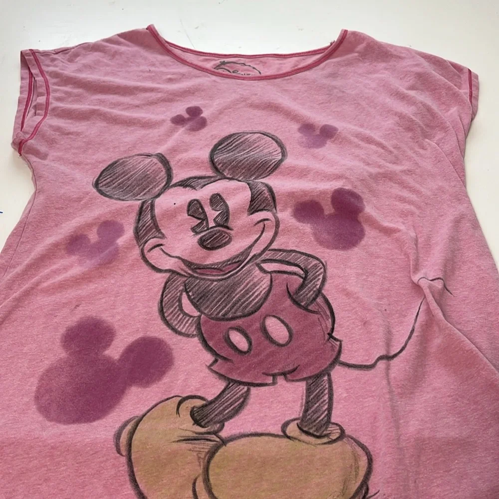 Disney Pink L/XL Mickey Mouse Kids Pajama Dress